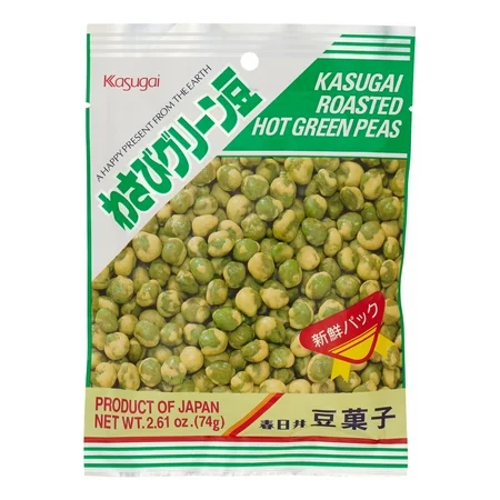 Kasugai Roasted Wasabi Green Peas 67g (Best Before: 25-11-2026)
