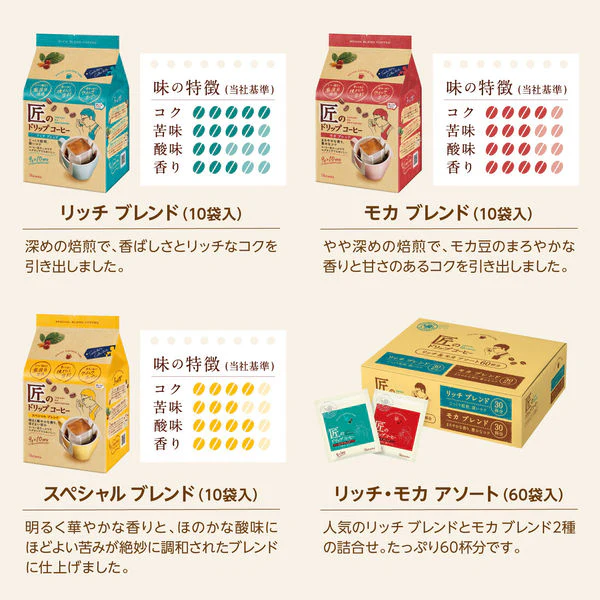 Kataoka Bussan Takumi Drip Coffee Special Blend 8 Pieces - Image 7