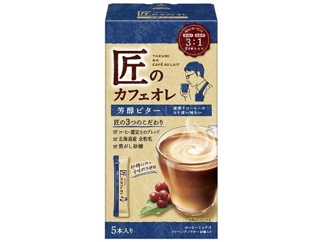 Kataoka Takumi Cafe au Lait Rich Bitter 8 Sticks