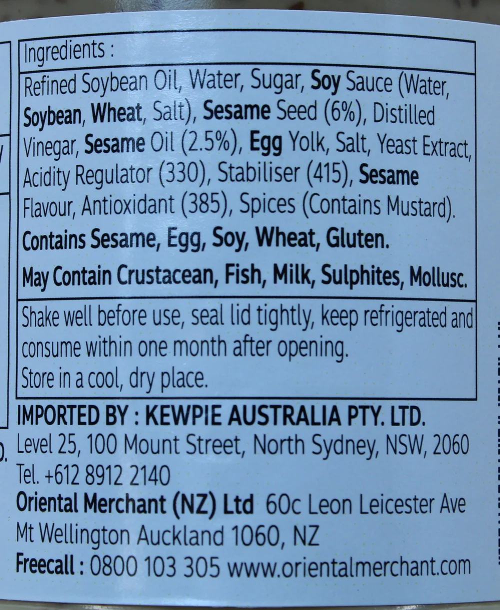 Kewpie Deep Roasted Sesame Dressing 1L - Image 5