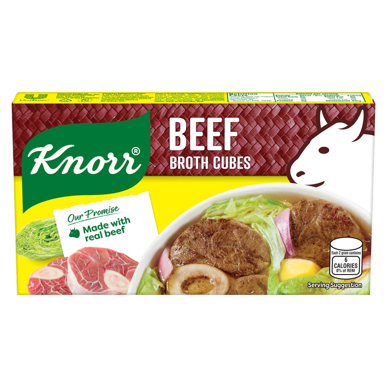 Knorr Beef Cubes 60g (Best Before: 29-01-2027)