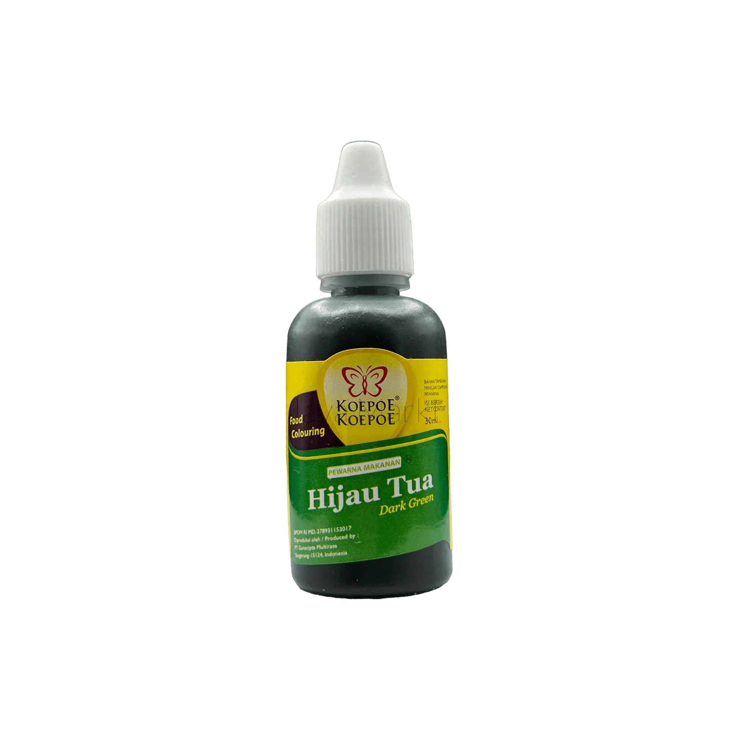 Koepoe Koepoe Pewarna Pangan Hijau Tua (Dark Green) Food Colouring 30ml
