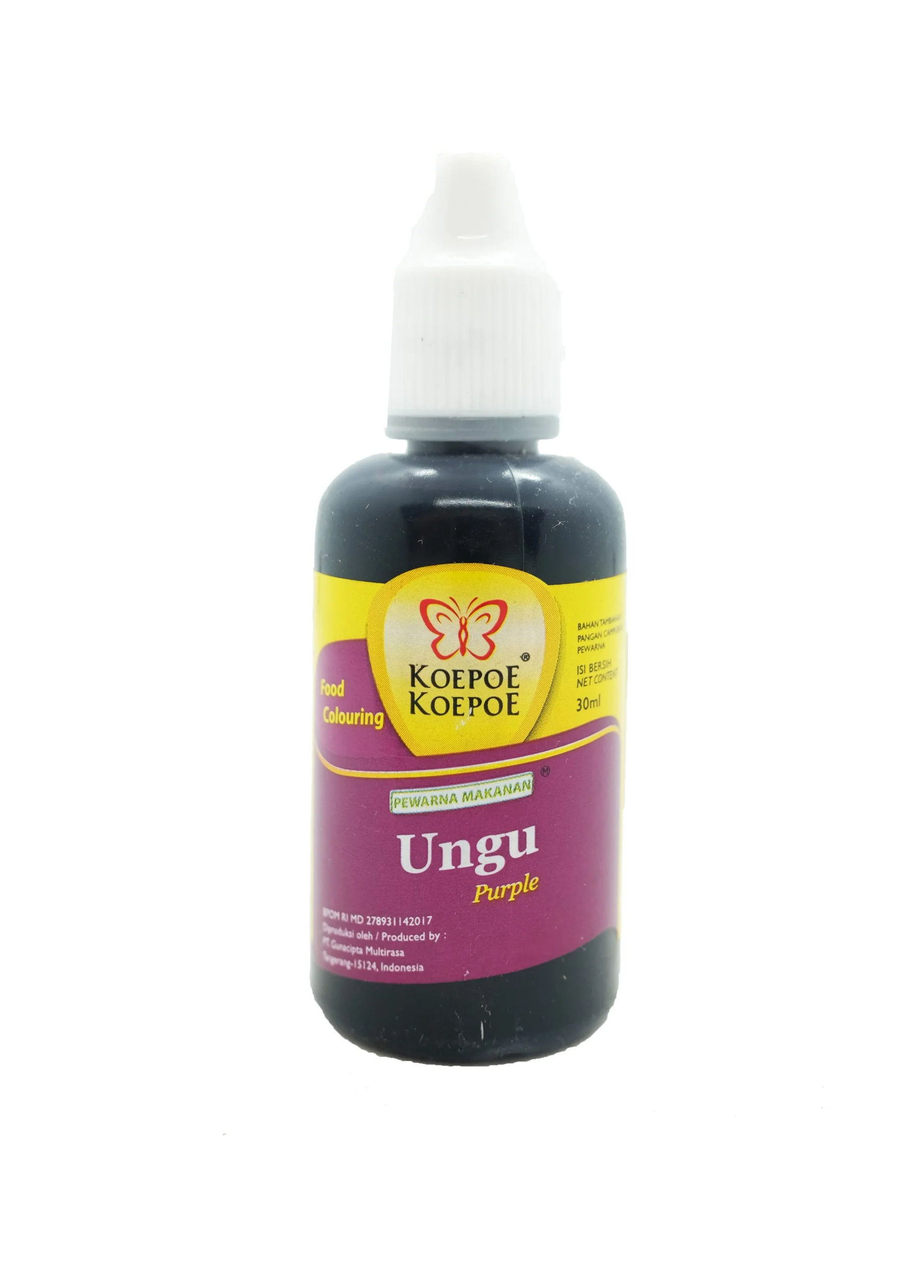 Koepoe Koepoe Pewarna Pangan Ungu (Purple) Food Colouring 30ml