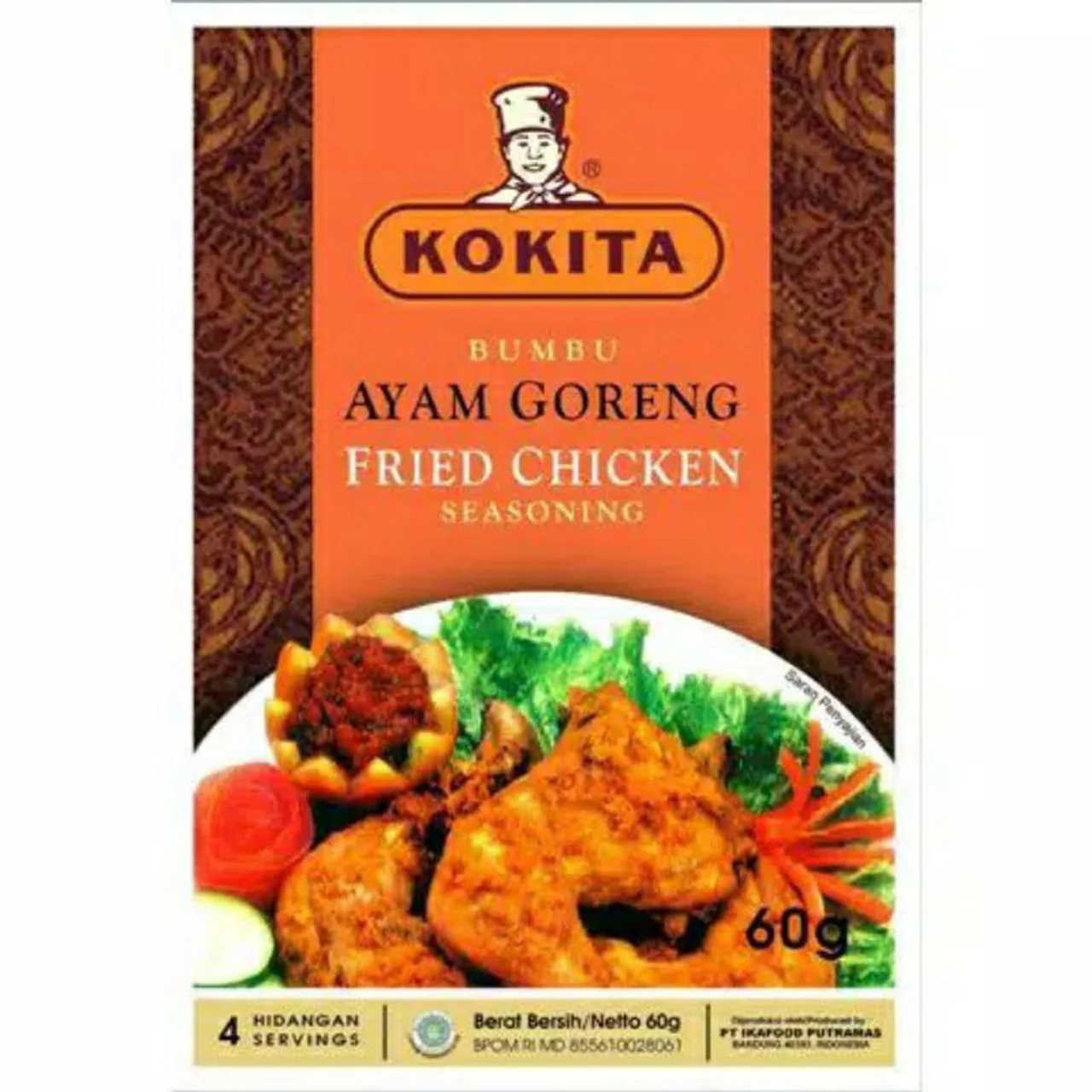 Kokita Bumbu Ayam Goreng (Fried Chicken Seasoning) 60g (Best Before: 22-09-2026)