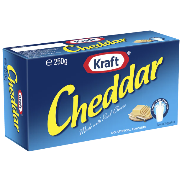 Kraft Cheddar Block 250g