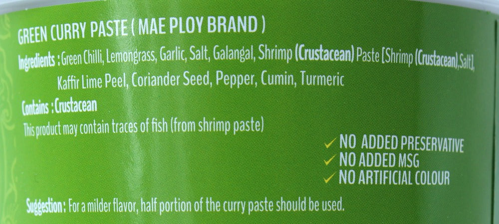 Mae Ploy Thai Green Curry Paste 400g - Image 5