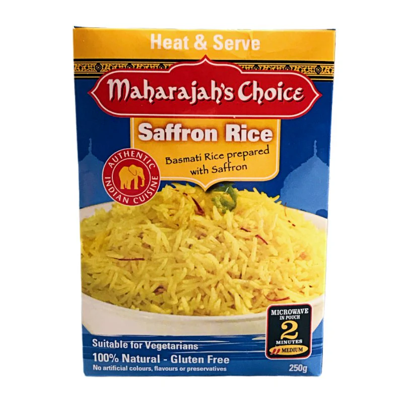 Maharajah's Choice Saffron Rice Ready Meal 250g