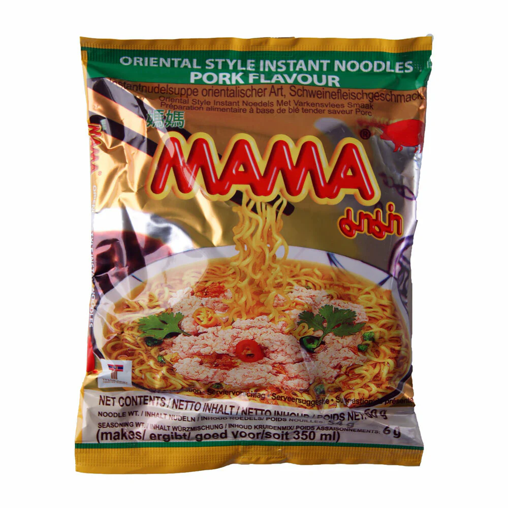 Mama Brand Oriental Style Instant Noodles Artificial Pork Flavour 60g