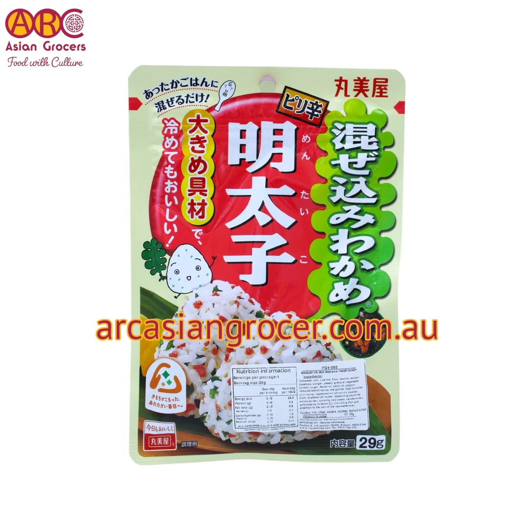 Marumiya Wakame & Mentaiko Flavour Furikake 29g (Best Before: 22-09-2026)
