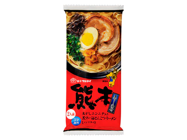 Marutai Kumamoto Black Maru Oil Tonkotsu Ramen 186g (Best Before: 03-03-2027)