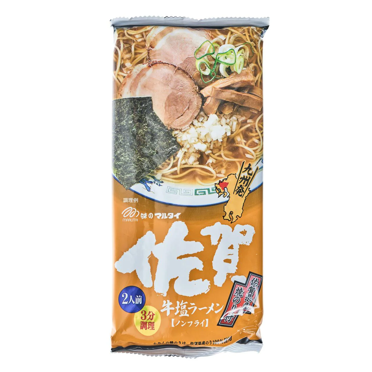 Marutai Non-Fried Salty Beef Ramen (Saga Gyuu Shio Ramen) 185g (Best Before: 01-02-2027)
