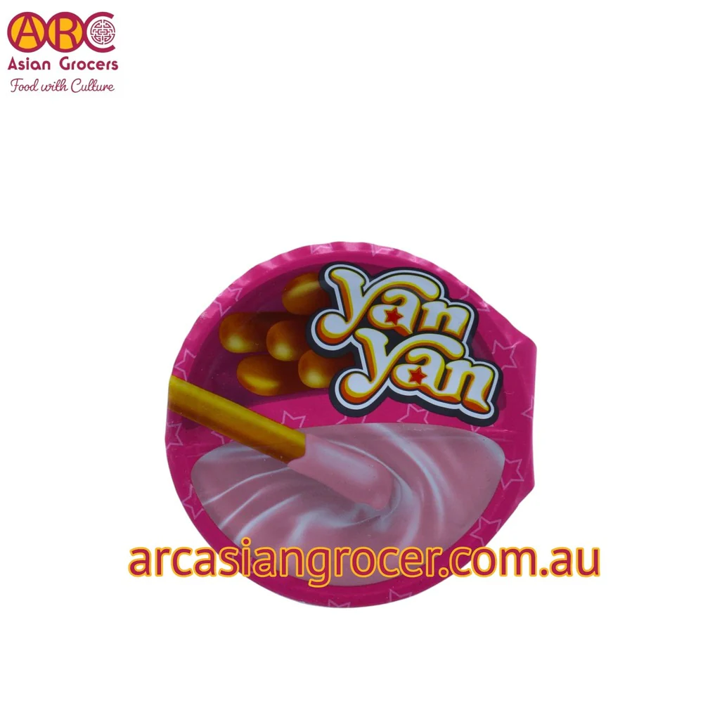 Meiji Yan Yan Strawberry Biscuit Dipping Snacks 50g - Image 3