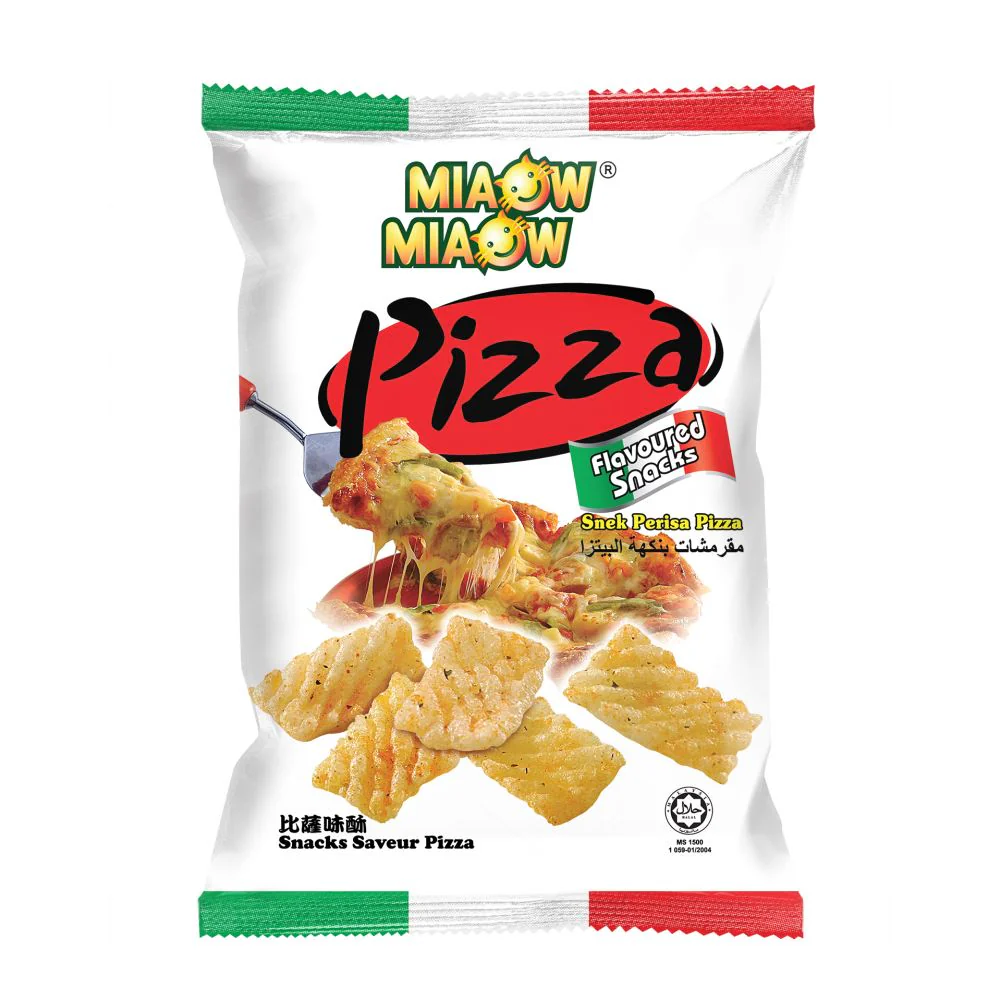Miaow Miaow Pizza Flavoured Snacks 45g