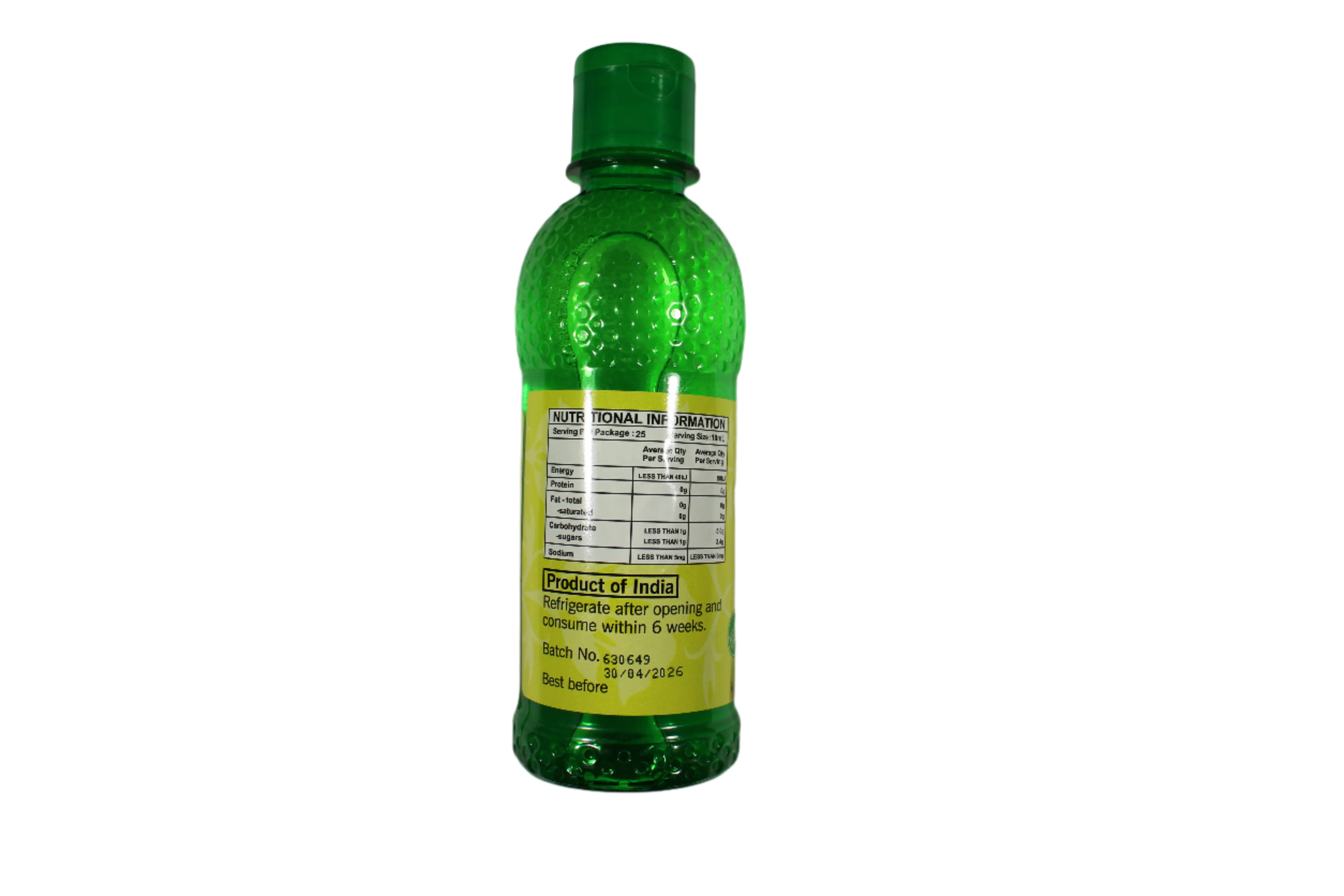 Monika Lime Juice 250ml - Image 3