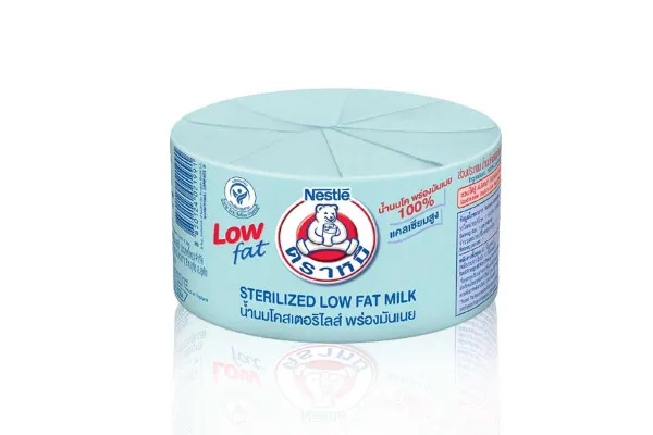 Nestle Bear Sterilized Milk Low Fat Milk 140ml