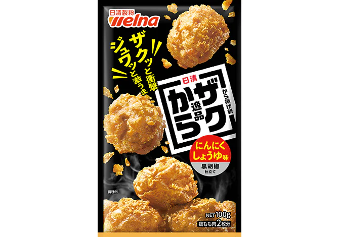 Nissin Karaage Chicken Seasoning Powder - Garlic Soy Sauce & Black Pepper 100g
