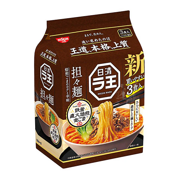 Nissin Raoh Tan Tan Flavour Instant Noodles 3P