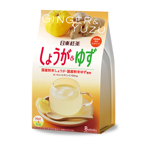 Nittoh Black Tea Ginger & Yuzu 8 sticks