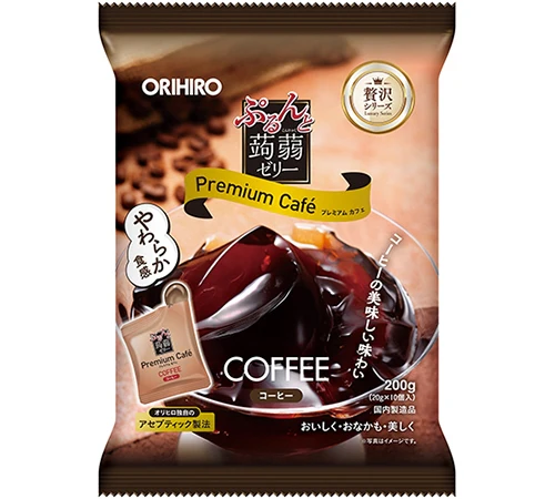 Orihiro Premium Cafe Flavaour Konjac Jelly 10 Pieces