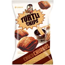 Orion Turtle Chips Choco Churros Flavour 160g