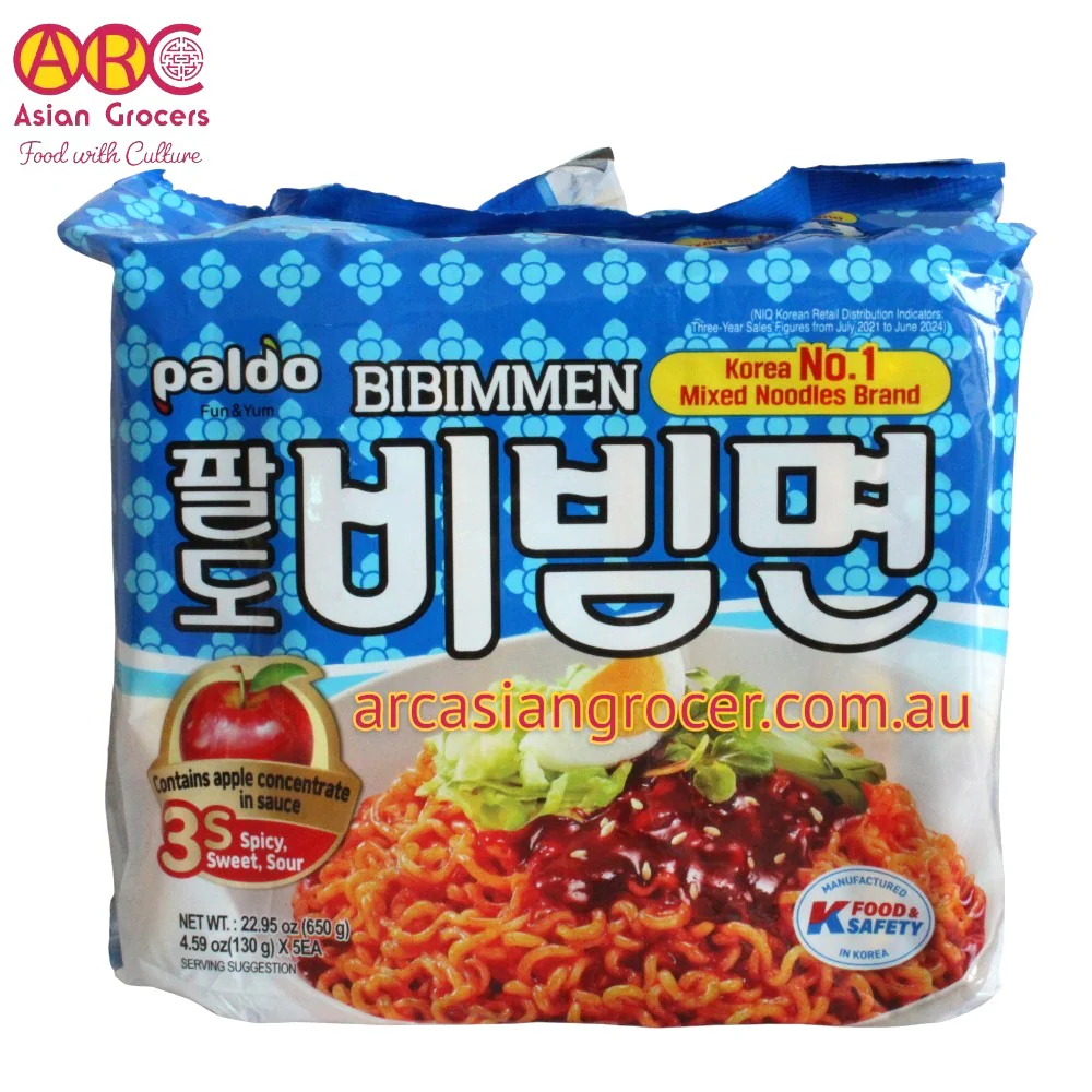 Paldo Bibimmen Spicy Cold Noodle 5 Packs