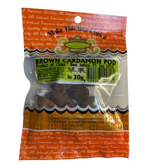 Perfect Fine Foods Brown Cardamon Pod 30g