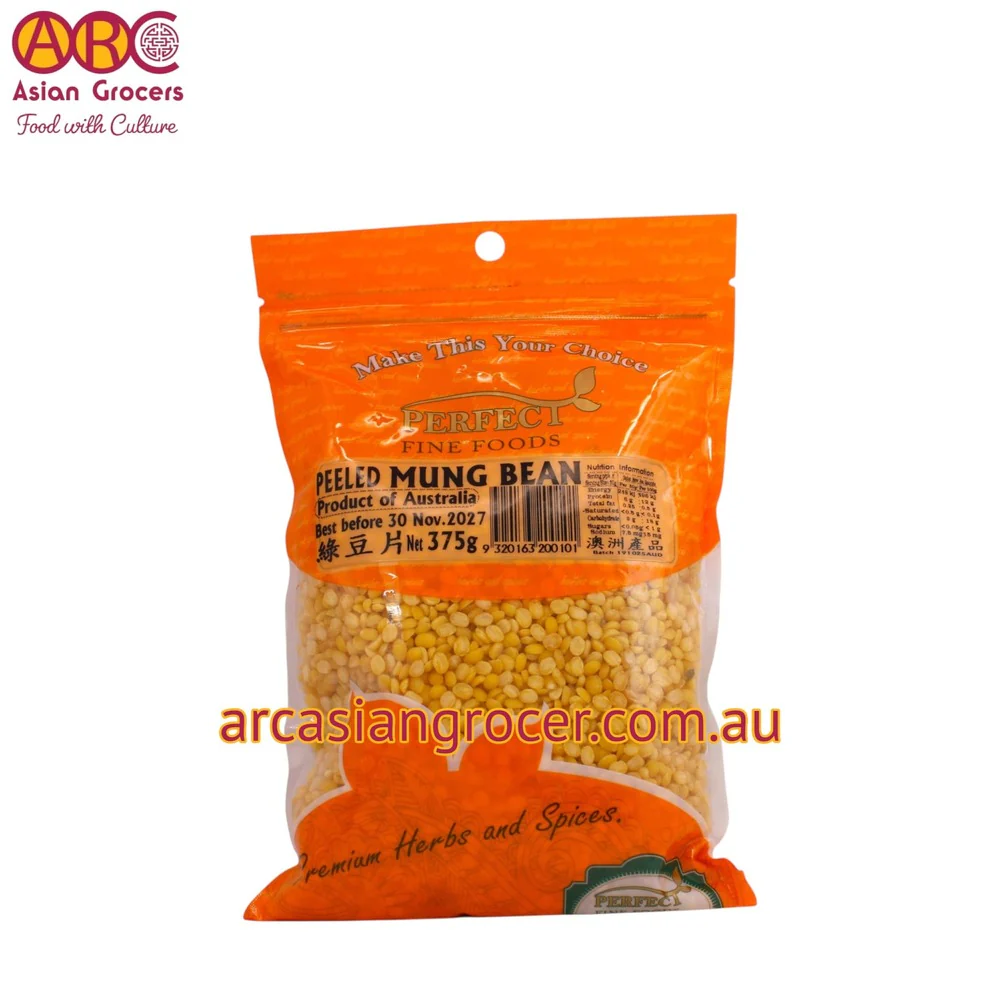 Perfect Fine Foods Peeled Mung Bean 375g