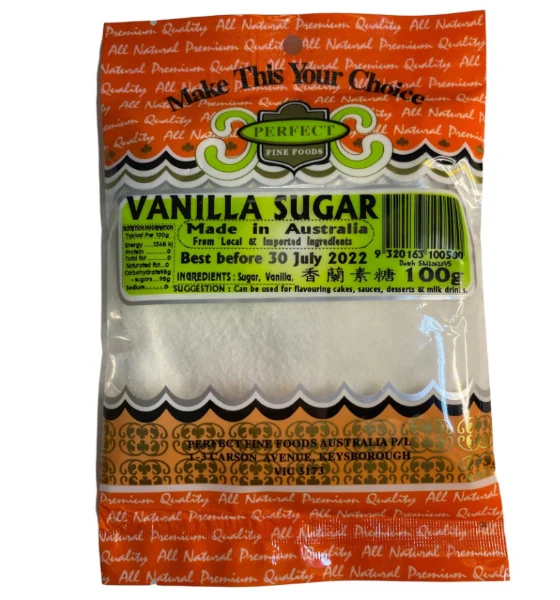 Perfect Fine Foods Vanilla Sugar 100g