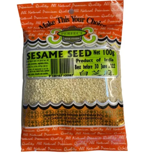Perfect Fine Foods White Sesame Seeds 100g