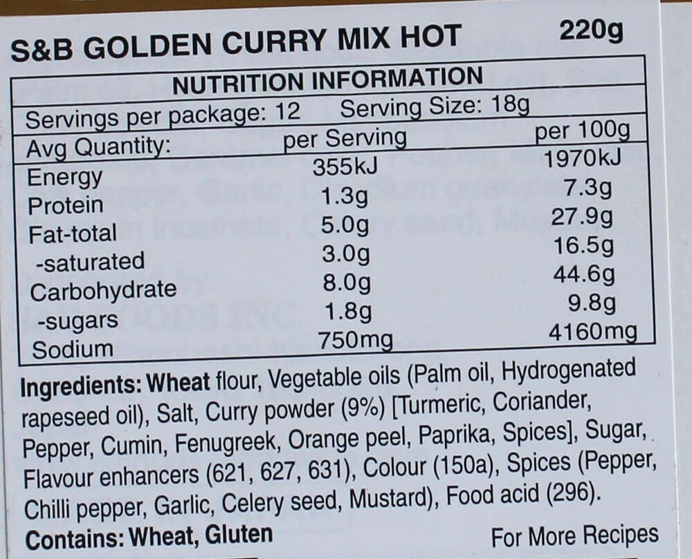 S&B Golden Curry Hot Sauce Mix 220g - Image 6