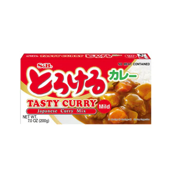 S&B Tasty Curry Sauce Mix Mild 200g