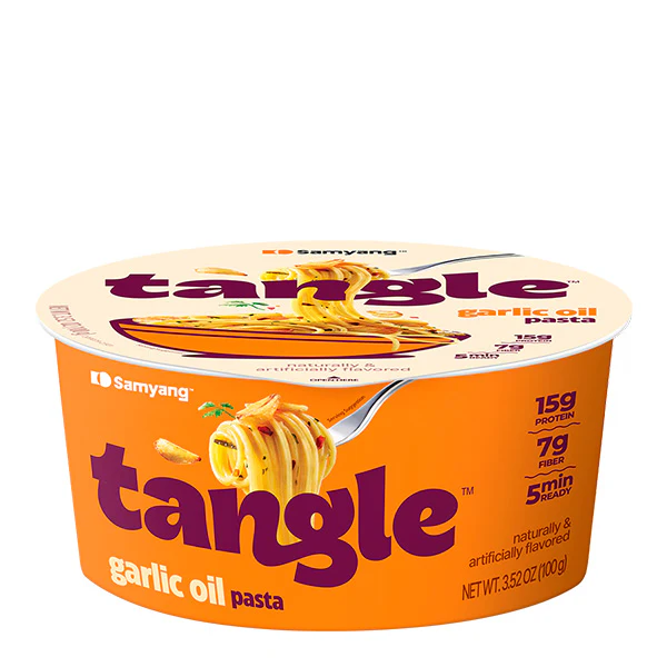 Samyang Big Bowl Tangle Pasta with Garlic Oil 100g