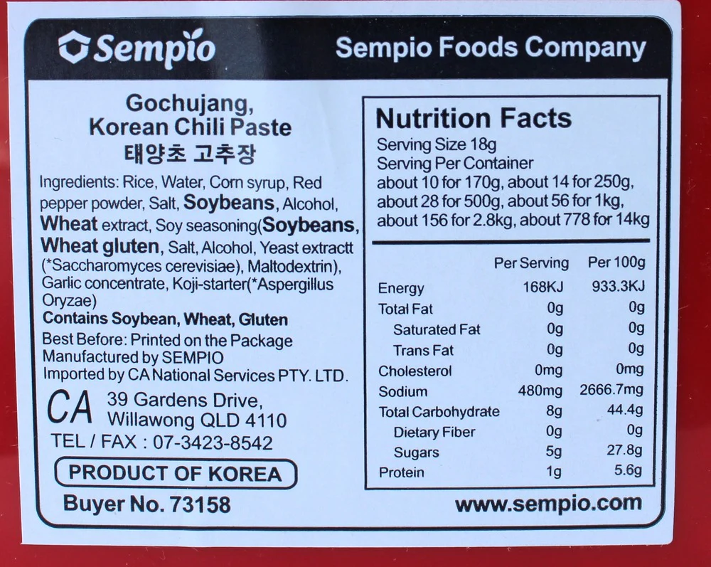 Sempio Gochujang Korean Chili Paste 1kg - Image 5
