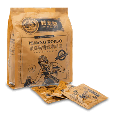 Sin Boon Kee Penang Kopi-O - No Sugar Added Instant Coffee 20S