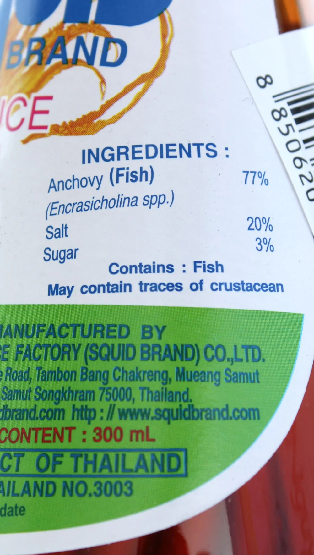 Squid Brand Fish Sauce 300ml - Image 5