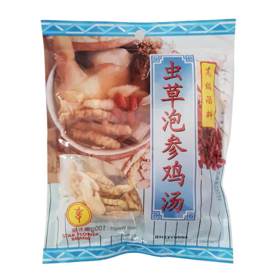 Star Flower Brand Chong Cao Pao Shen Ji Tang 100g