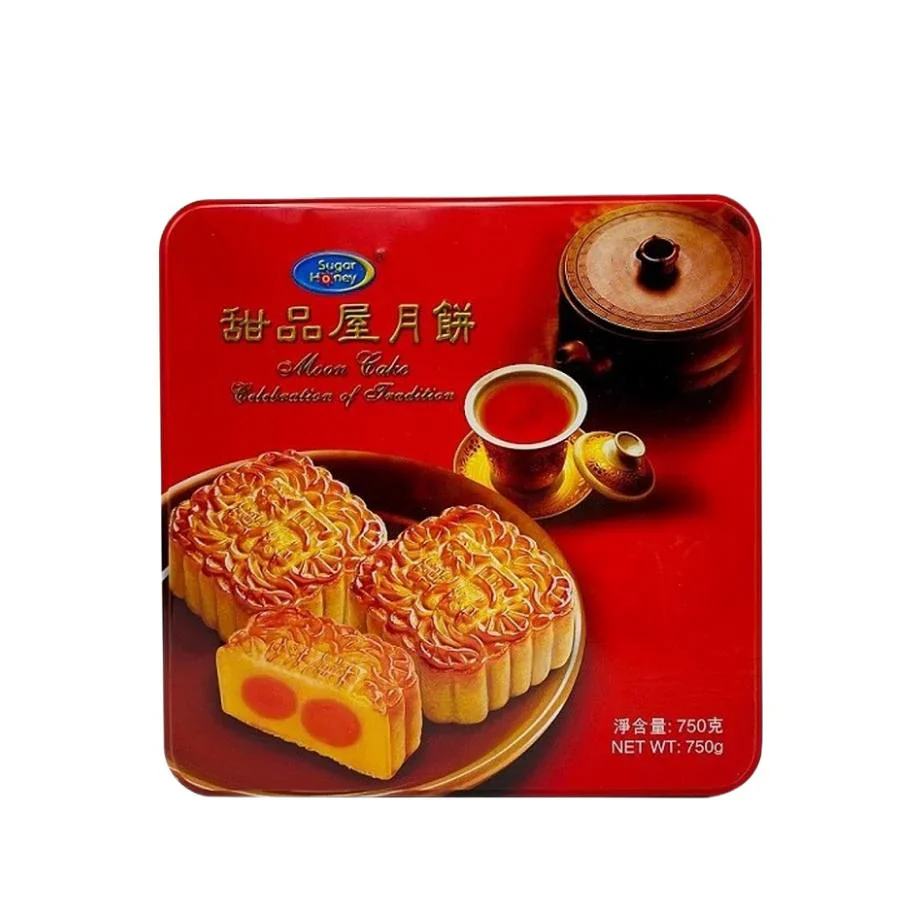 Sugar Honey Walnut Jujube Red Bean Mooncake 750g