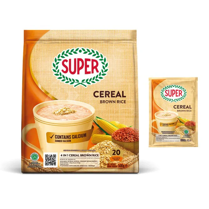 Super Brown Rice Instant Cereal Drink 20 Sachets