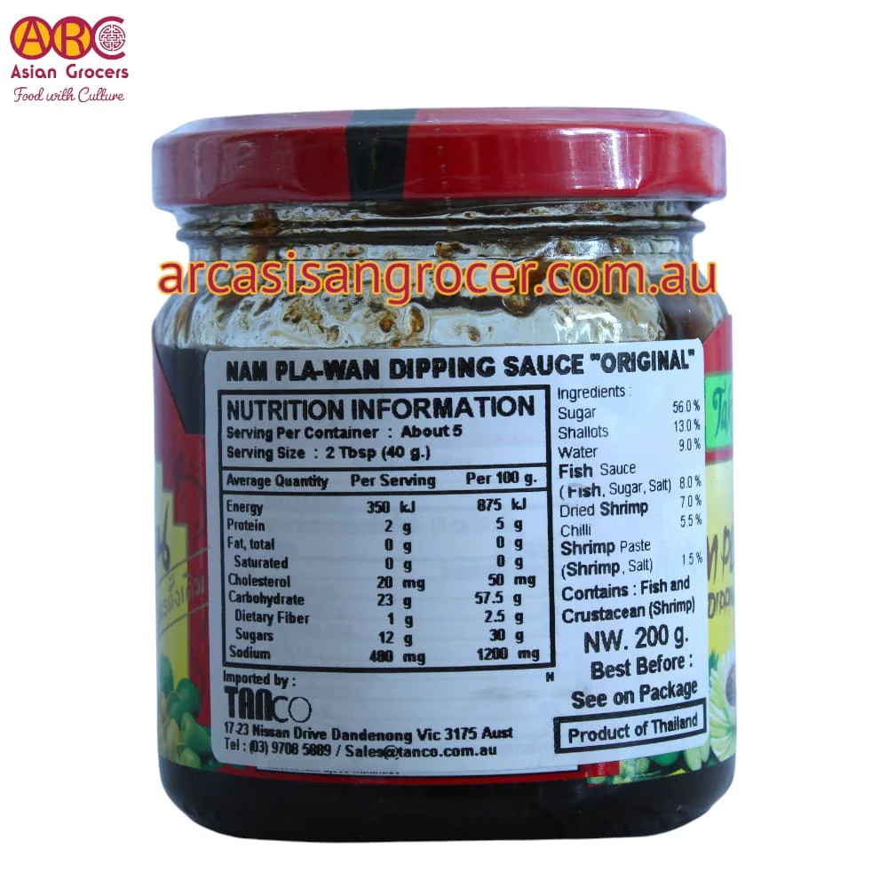 Takrai Nam Pla Wan Dipping Sauce 200g - Image 2