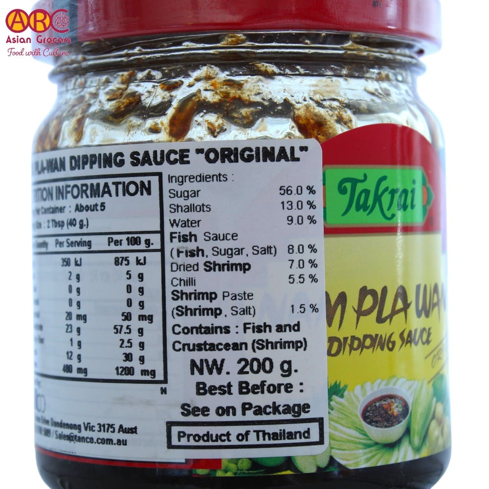 Takrai Nam Pla Wan Dipping Sauce 200g - Image 5
