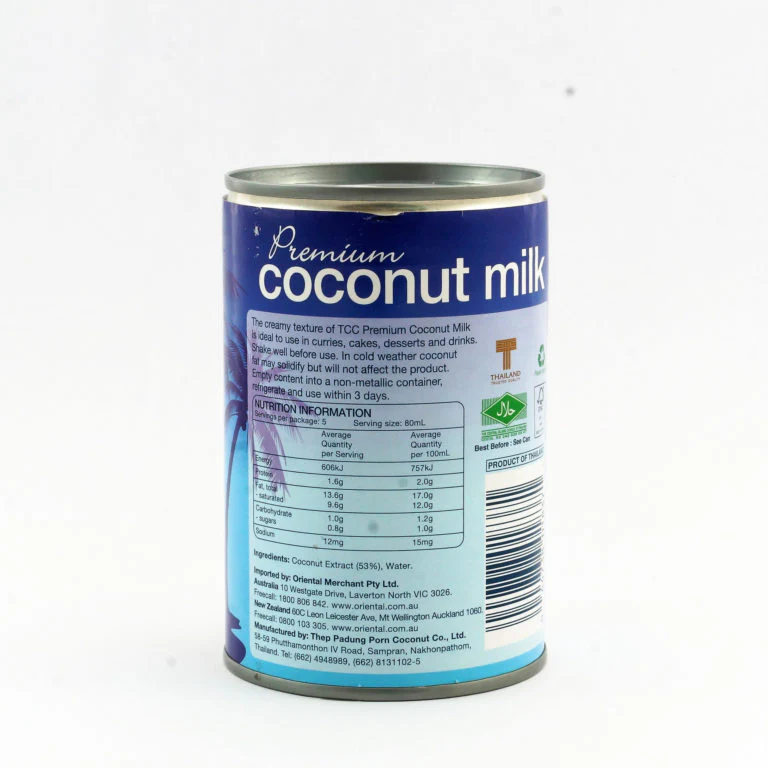 TCC Coconut Milk 400ml - Image 2