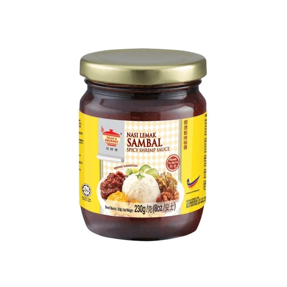 Tean's Gourmet Nasi Lemak Sambal Sauce 230g