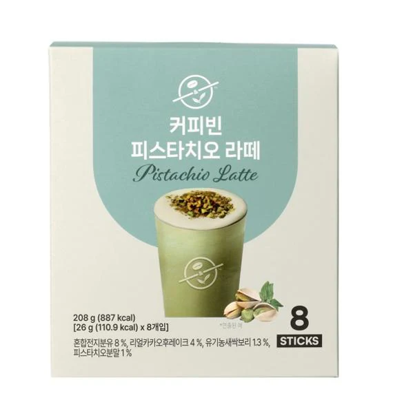 The Coffee Bean Pistachio Latte 8 Sticks (Best Before: 27-04-2027)