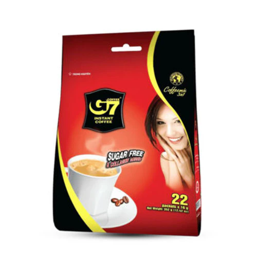 Trung Nguyen G7 Coffee Instant Coffee Sugar Free & Collagen Added 22 Sachets