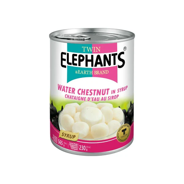 Twin Elephants Water Chestnut In Syrup 565g