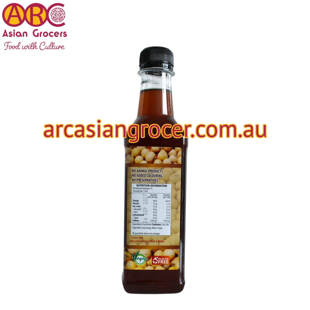 Vincent Vegetarian Food Gluten Free Vegan Fish Sauce 375ml - Image 3