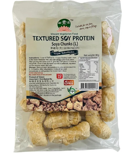 Vincent Vegetarian Food Soya Chunk (L) 80g