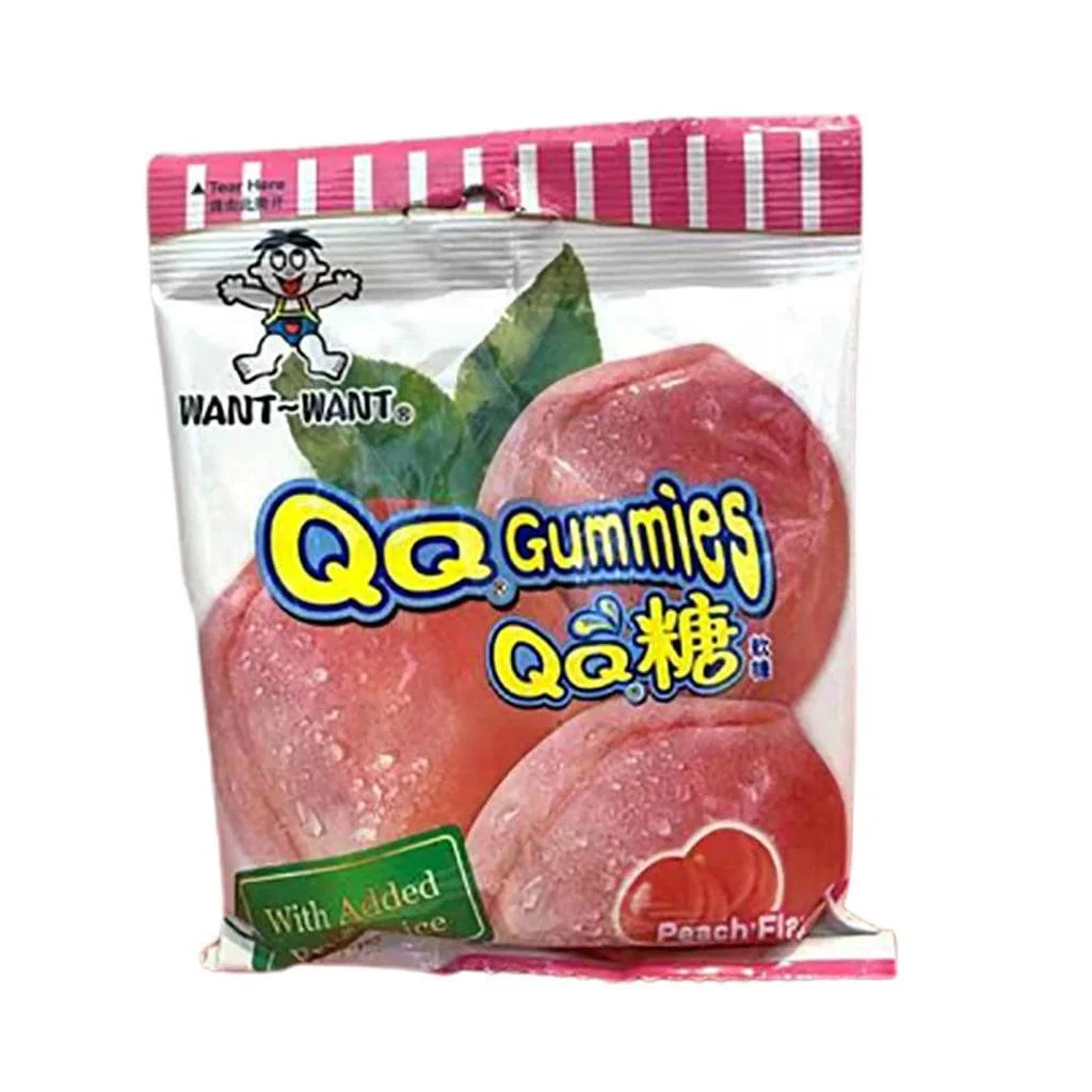 Want Want QQ Peach Flavour Gummies 70g (Best Before: 14-02-2027)