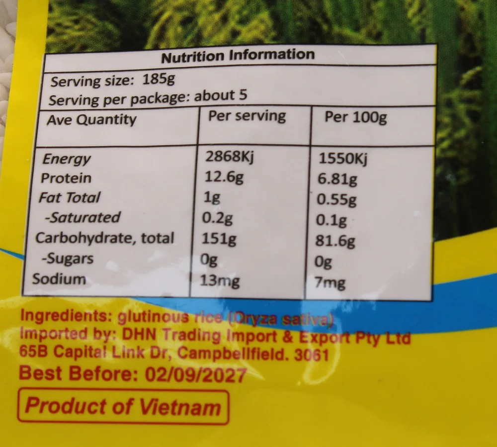 Watermelon Brand Premium Sweet Rice 1kg - Image 3