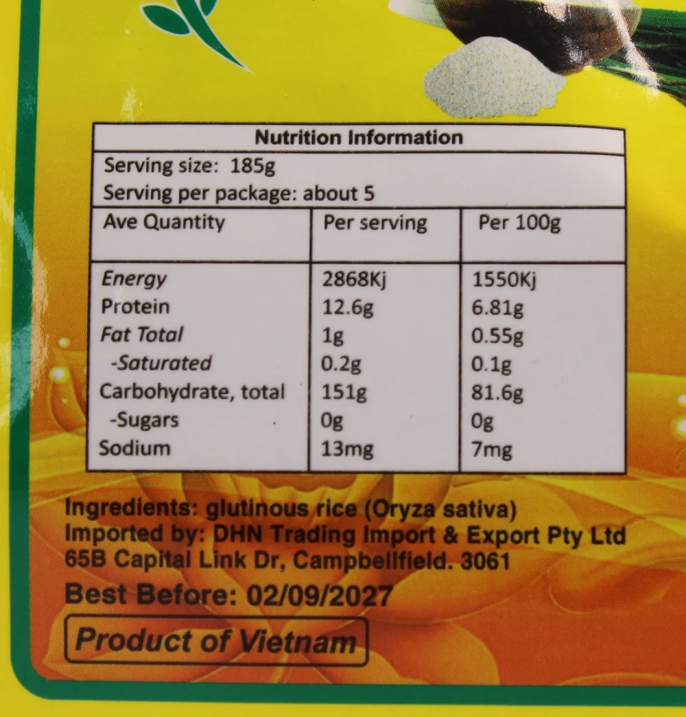 Watermelon Brand Sticky Yellow Flower Rice Nep Cai Hoa Vang 1KG - Image 3